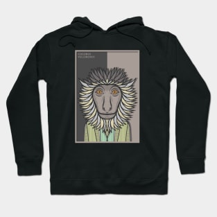 White Thighed Colobus Monkey Hoodie